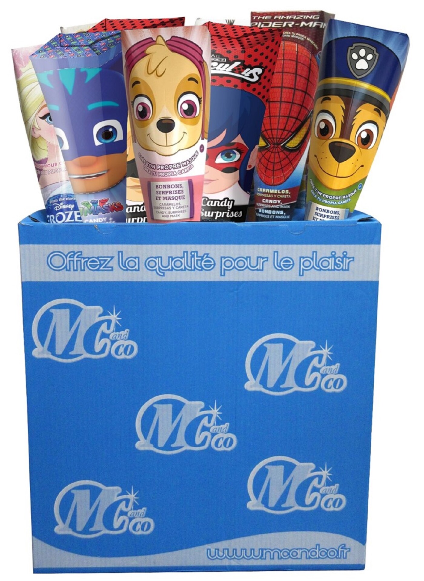BOX 40 CÔNES MASQUES CARNAVAL (EAN UNIQUE)