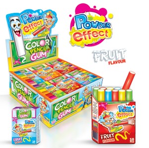 COLOR PENCIL GUM + POWDER EFFECT JOHNY B