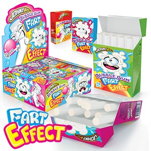 BUBBLE GUM + FART EFFECT JOHNY BEE