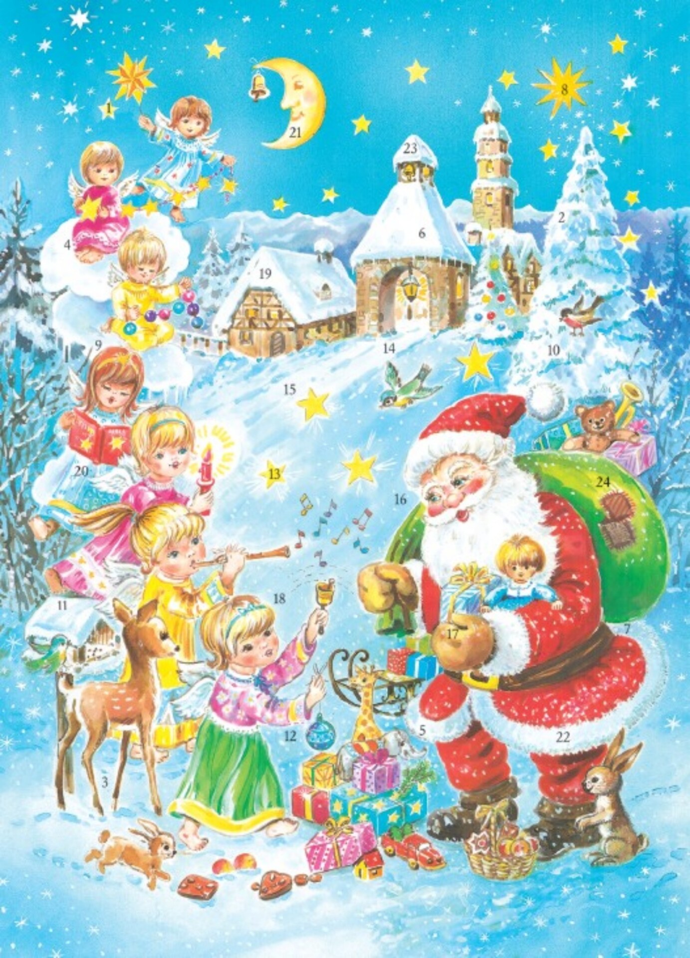 CALENDRIER AVENT GENERIQUE NOËL 50G