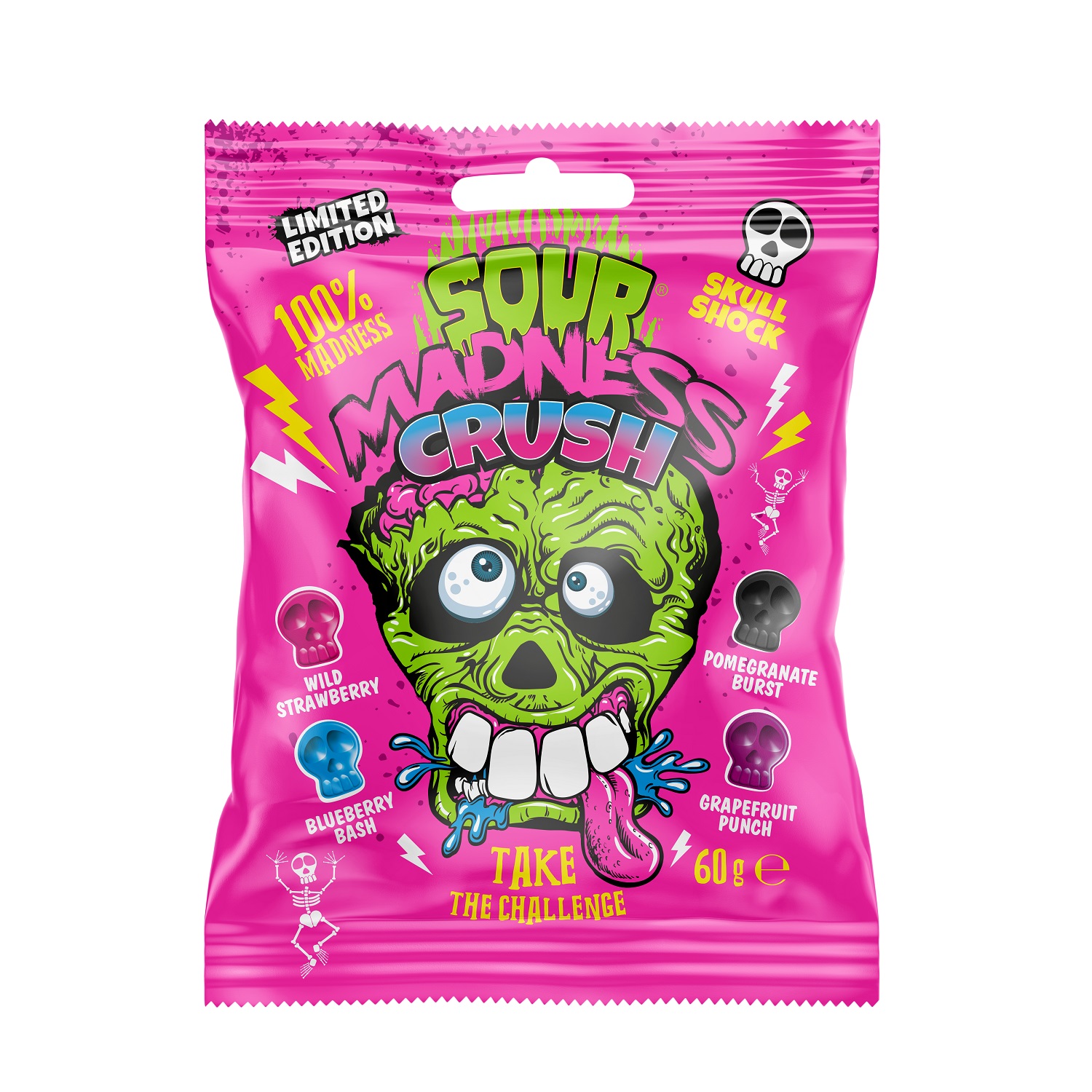 SACHETS BONBON SOUR MADNESS CRUSH NEW26