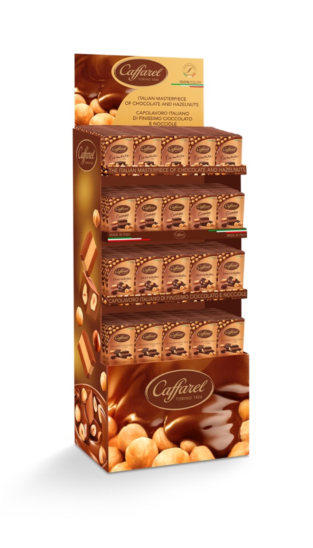 BOX HAZELNUTS CRÉATION NOIR NEW 150g