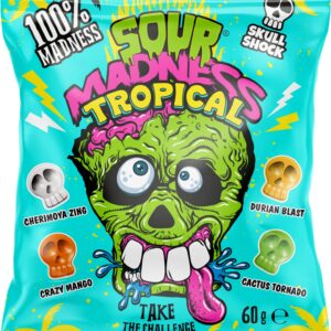 SACHETS SOUR MADNESS TROPICAL 60g NEW26