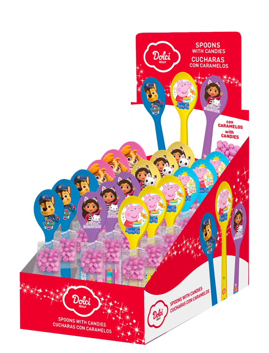 CUILLÈRES PAT PATROUILLE + PEPPA PIG + GABBY'S + CONFISERIE