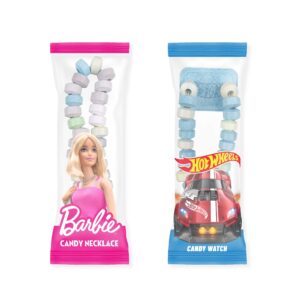 HOT WHEELS + BARBIE DEXTROSE WATCHES AND NECKLACE