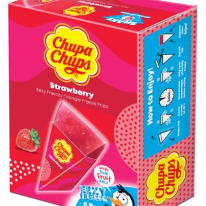 pack 8 CHUPA CHUPS strawberry flavour triangles