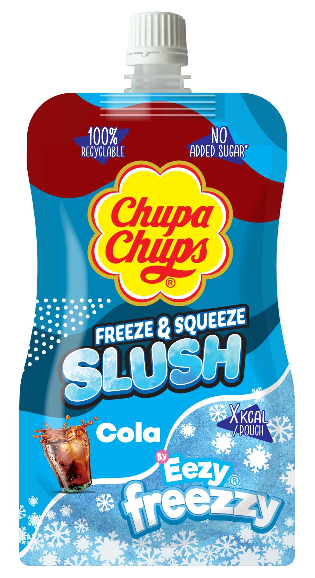 CHUPA CHUPS SLUSH COLA Ice pouches 250ml