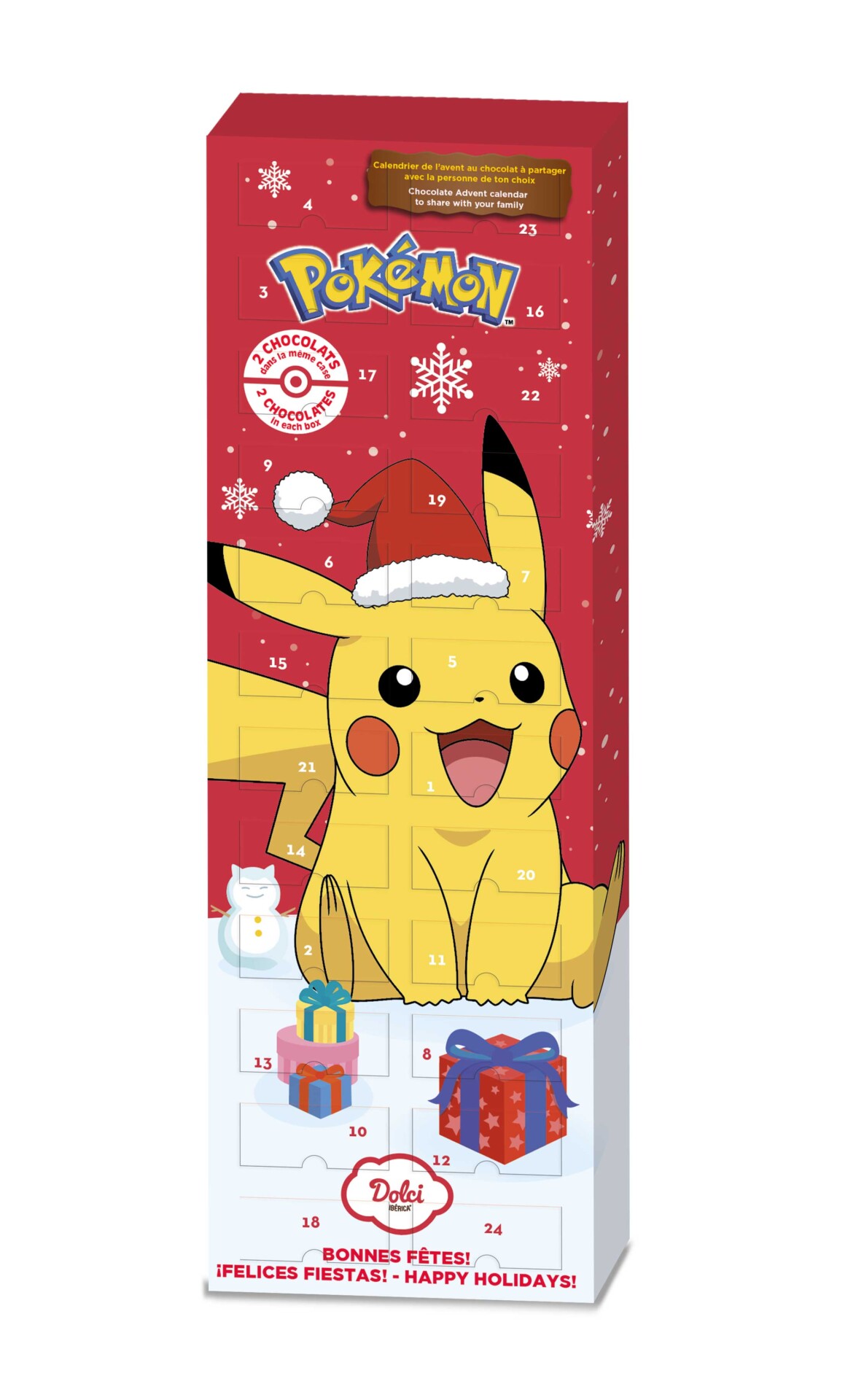 CALENDRIER AVENT DUO POKEMON 200G