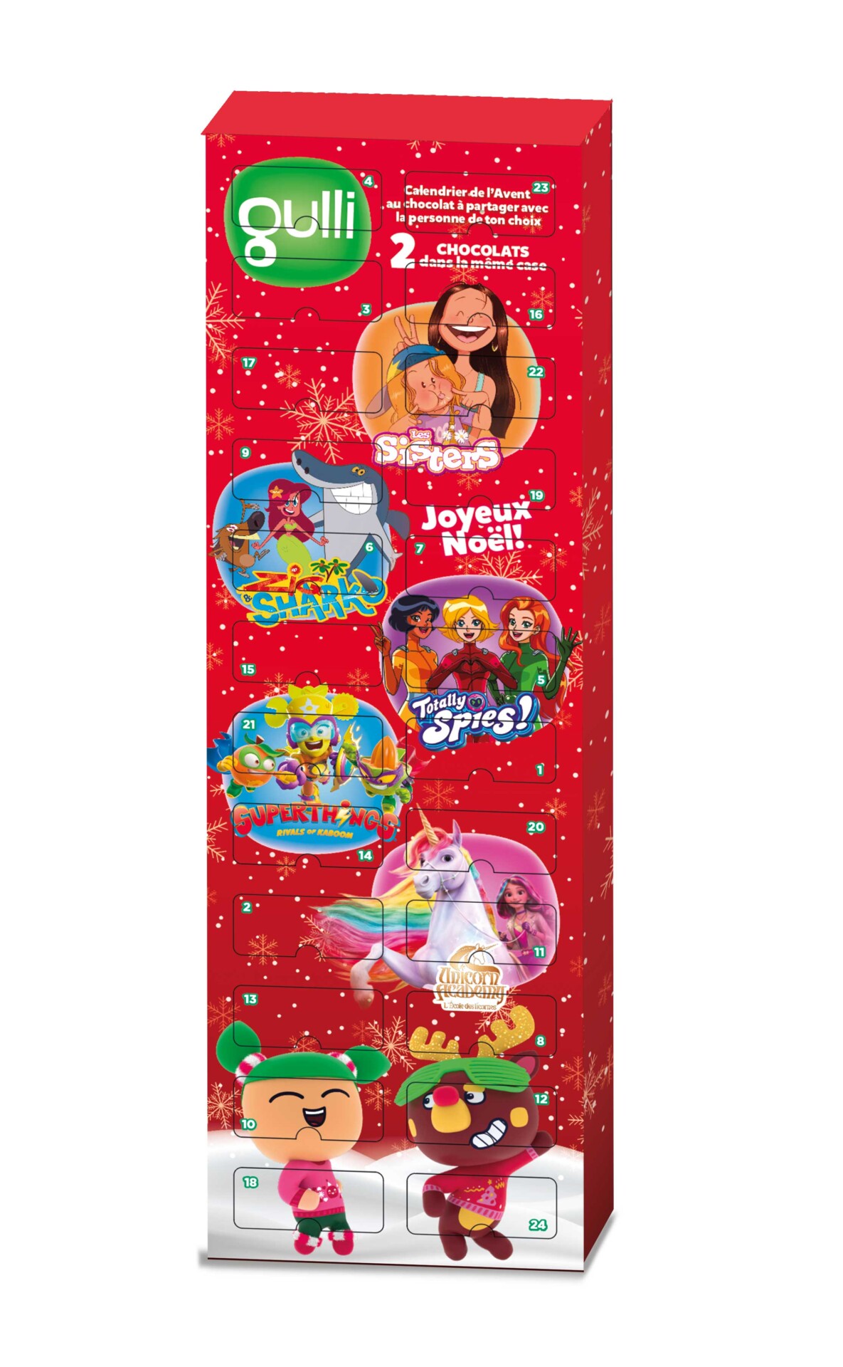 CALENDRIER AVENT DUO GULLI GIRL 200G