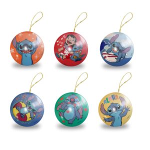 BOULE NOËL MÉTAL LILO&STITCH