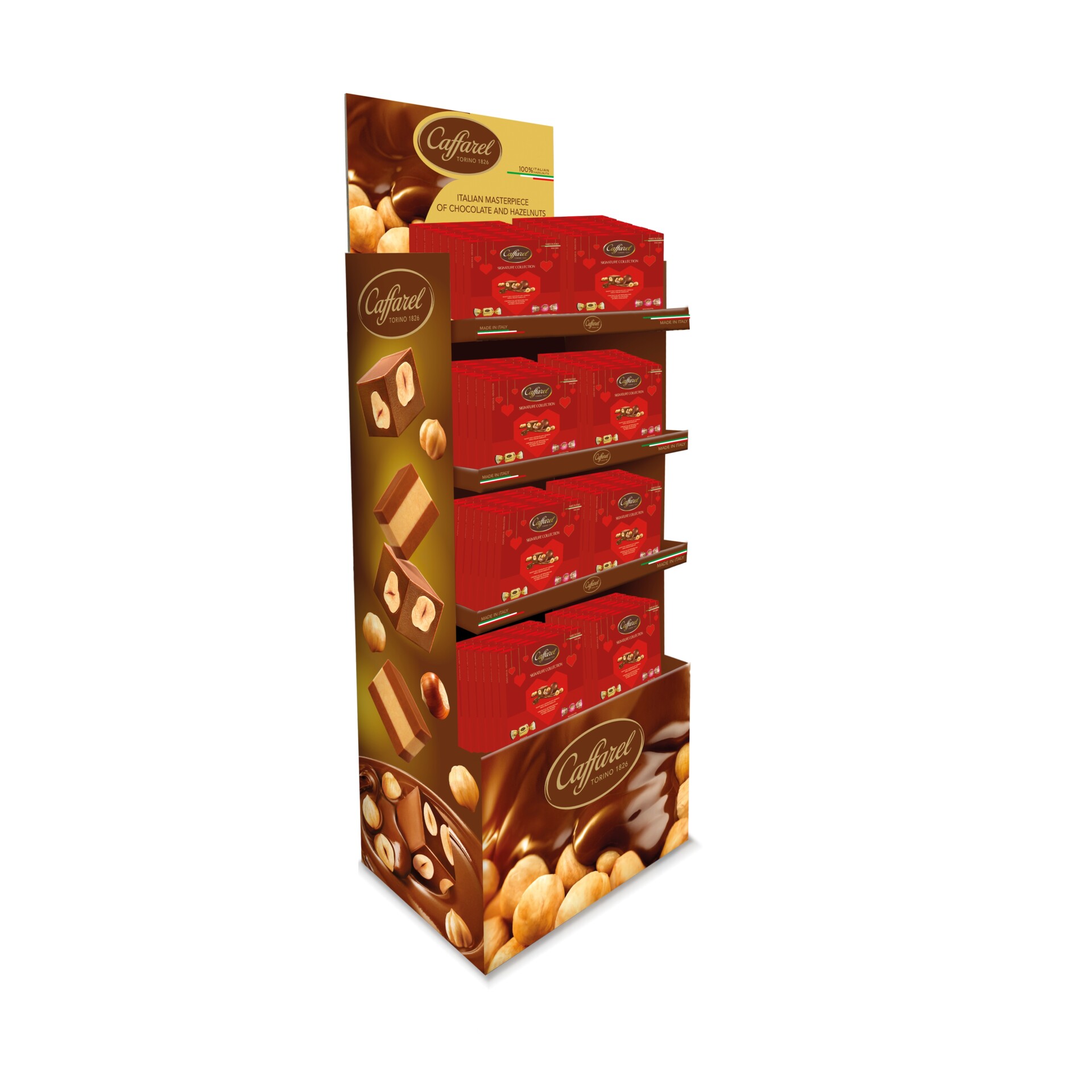 BOX 64 COFFRETS COEUR HAZELNUT SÉLECTION LAIT