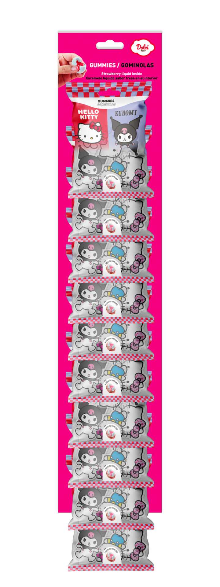 SHAPED GUMMIES IN BAG HELLO KITTY & KUROMI (4x12g)