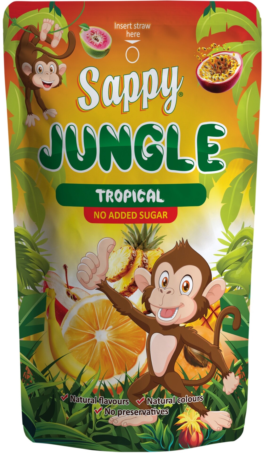 PACK SAPPY DRINK MULTIFRUIT TROPICAL