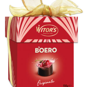 BOÎTE CADEAU LIQUEUR CERISE CHOCOLAT NOIR 150G