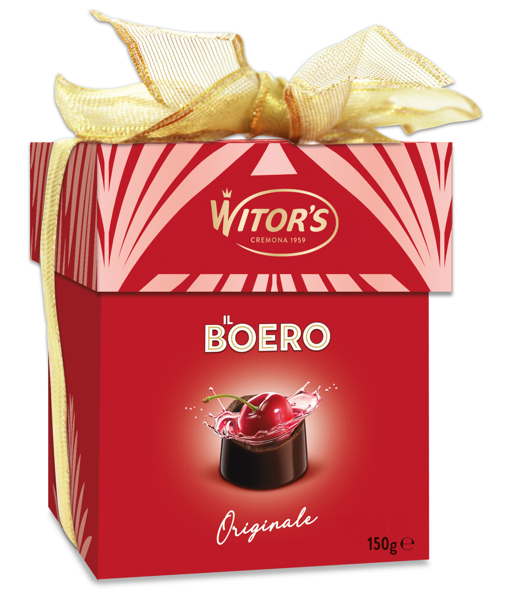 BOÎTE CADEAU LIQUEUR CERISE CHOCOLAT NOIR 150G