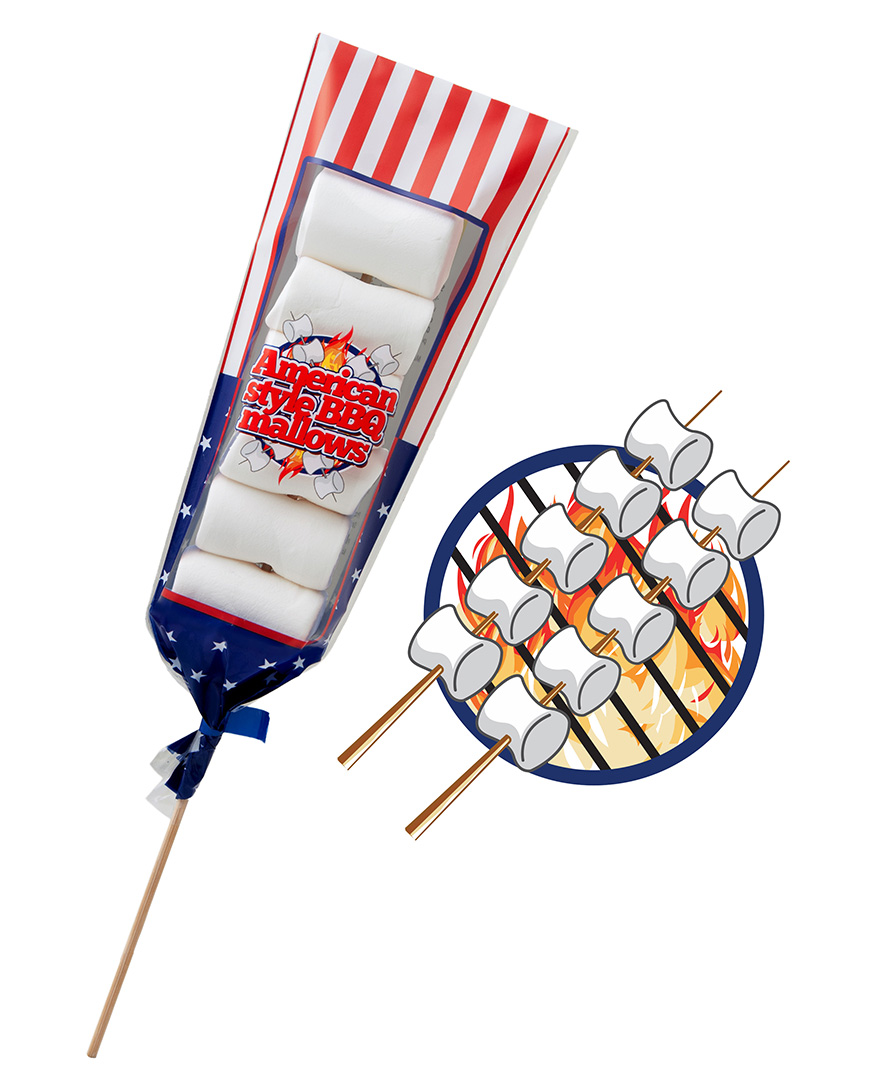BROCHETTES BBQ MARSHMALLOW 45g
