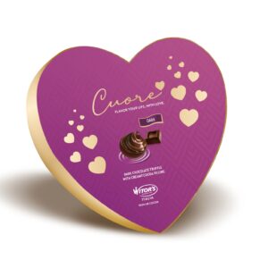 COFFRET COEUR CHOCOLAT NOIR 140G