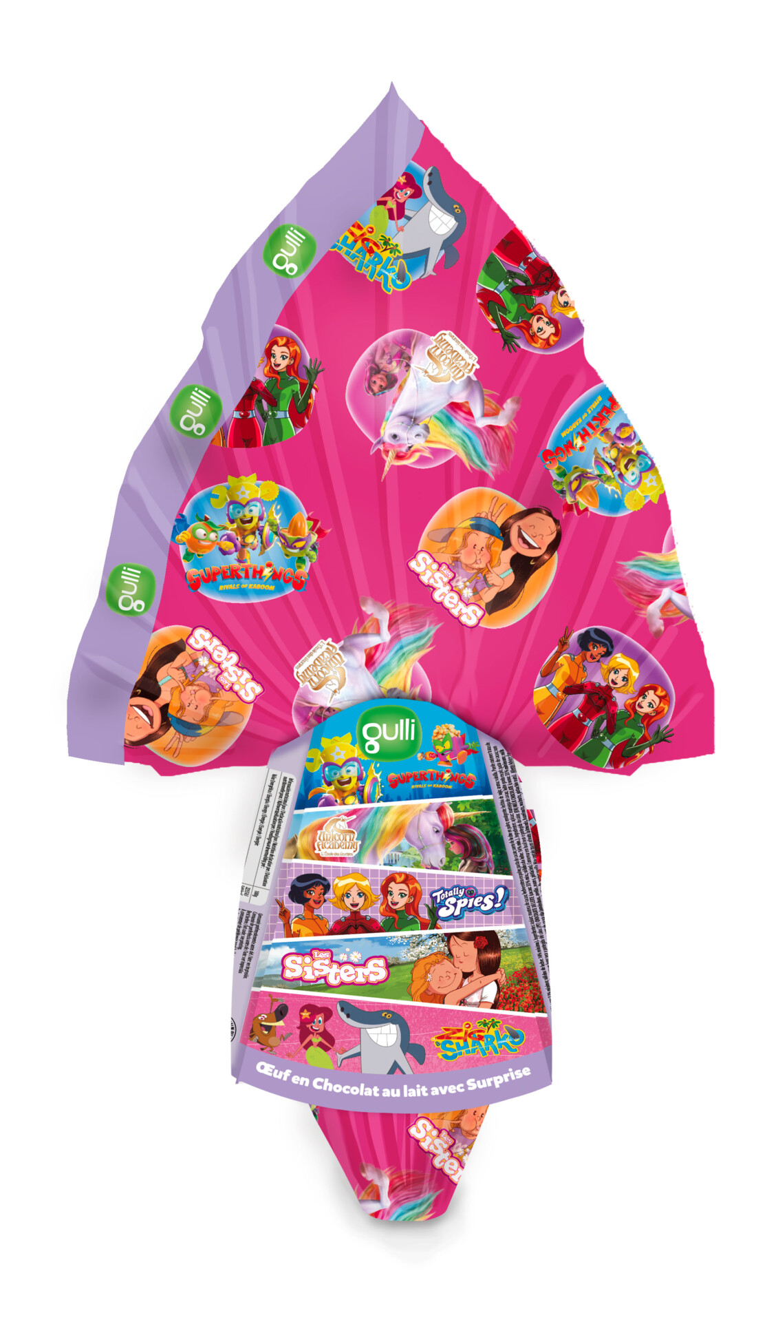 OEUF FLAMME + SURPRISE GULLI GIRL 200G