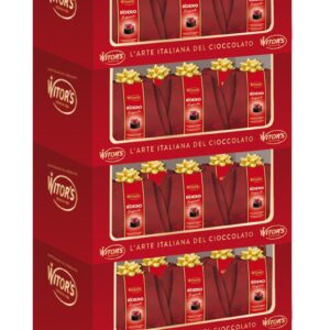 BOX 24 BOÎTE PYRAMIDE CHOCOLAT NOIR LIQUEUR CERISE 300G