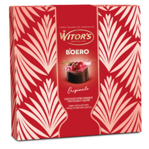 COFFRET BOÎTE CHOCOLAT NOIR LIQUEUR CERISE 200G