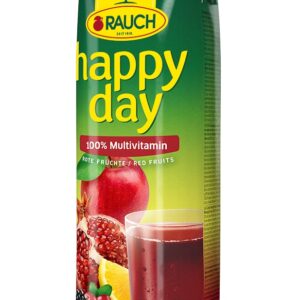 HAPPY DAY MULTIVITAMINE FRUITS ROUGES 1L 100% FRUIT