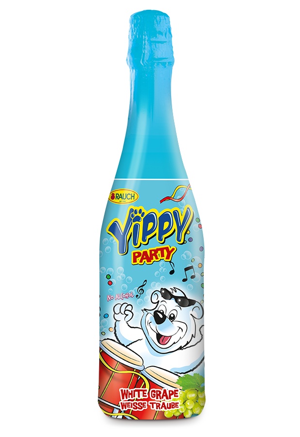 YIPPY PARTY PÉTILLANT RAISIN BLANC 0.75L 12% FRUITS
