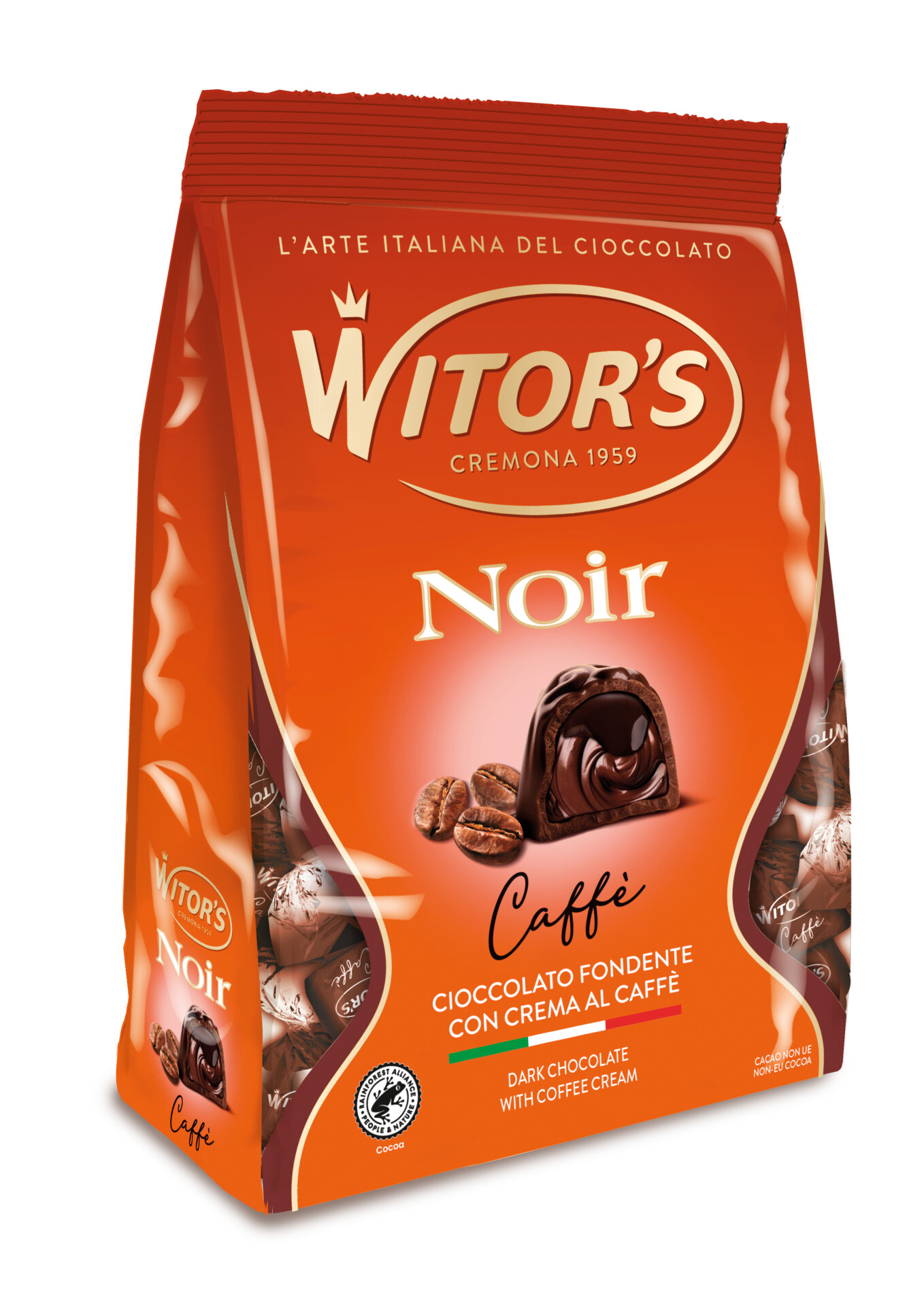 SACHET CHOCOLAT NOIR CAFÉ 200G
