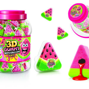 3D JUICY GUMMY WATERMELON JOHNY BEE