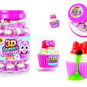 3D JUICY GUMMY CUPCAKE JOHNY BEE