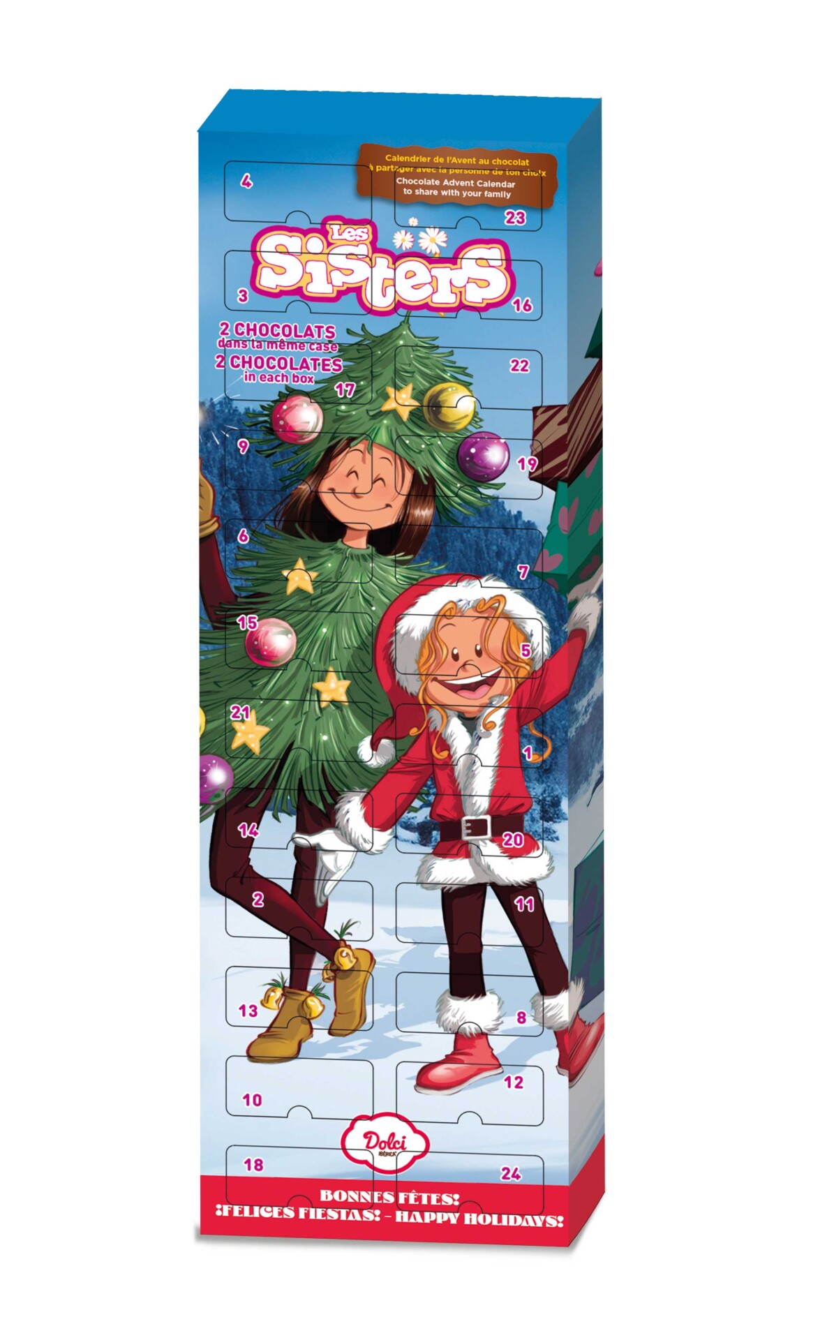 CALENDRIER AVENT DUO SISTERS 200G