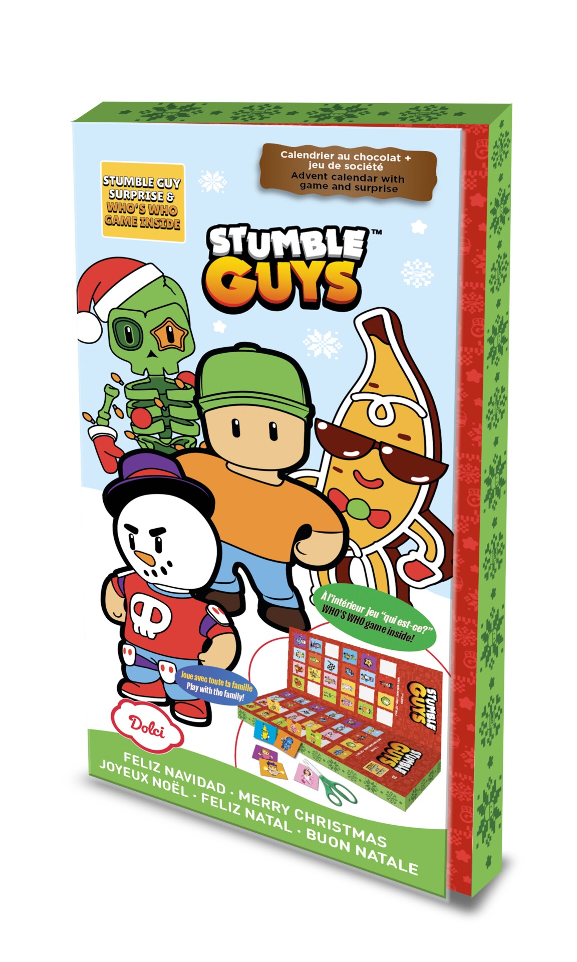 "CALENDRIER AVENT ""QUI EST QUI ?"" STUMBLE GUYS 90G (2026)"