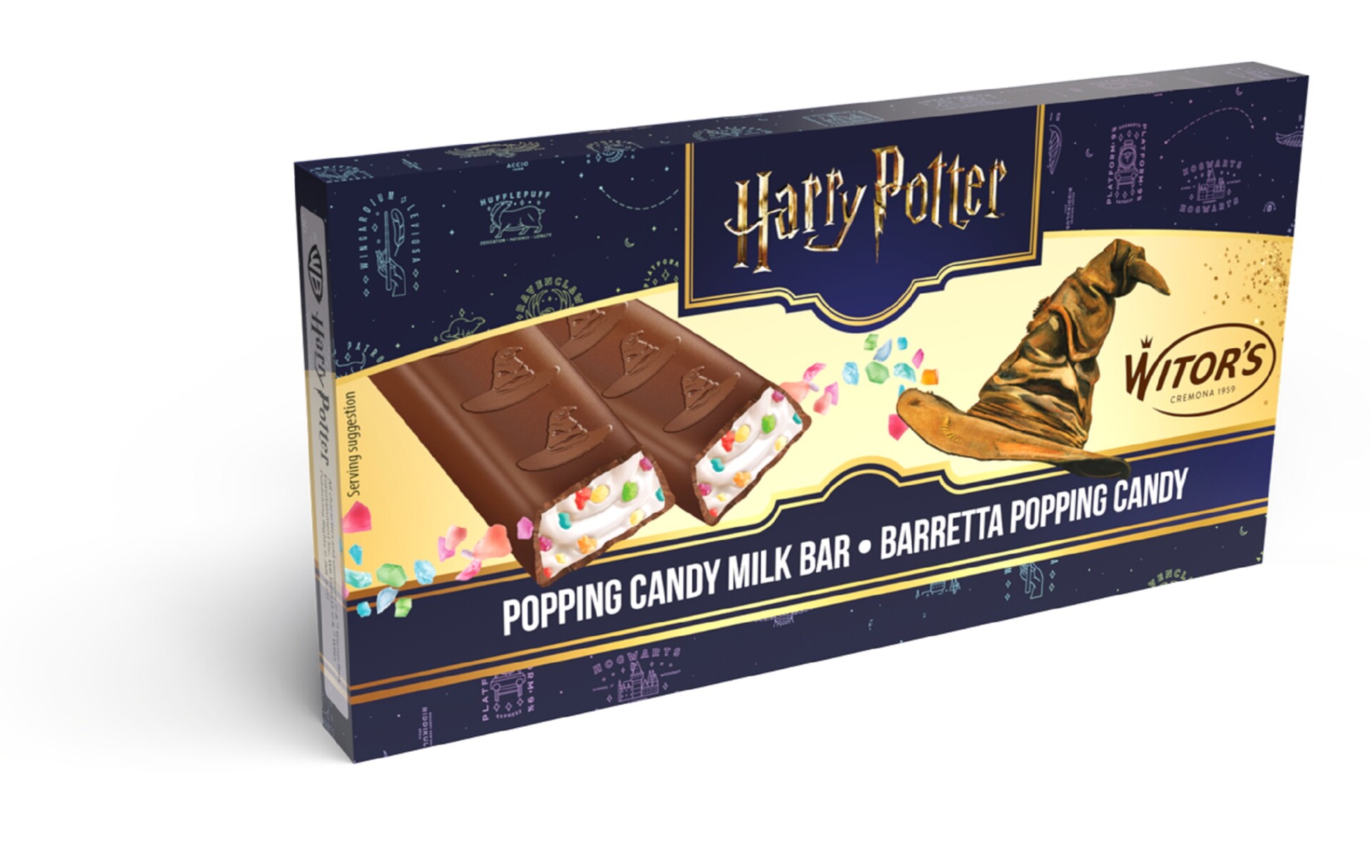 BARRE CHOCOLAT PÉTILLANT HARRY POTTER 128G