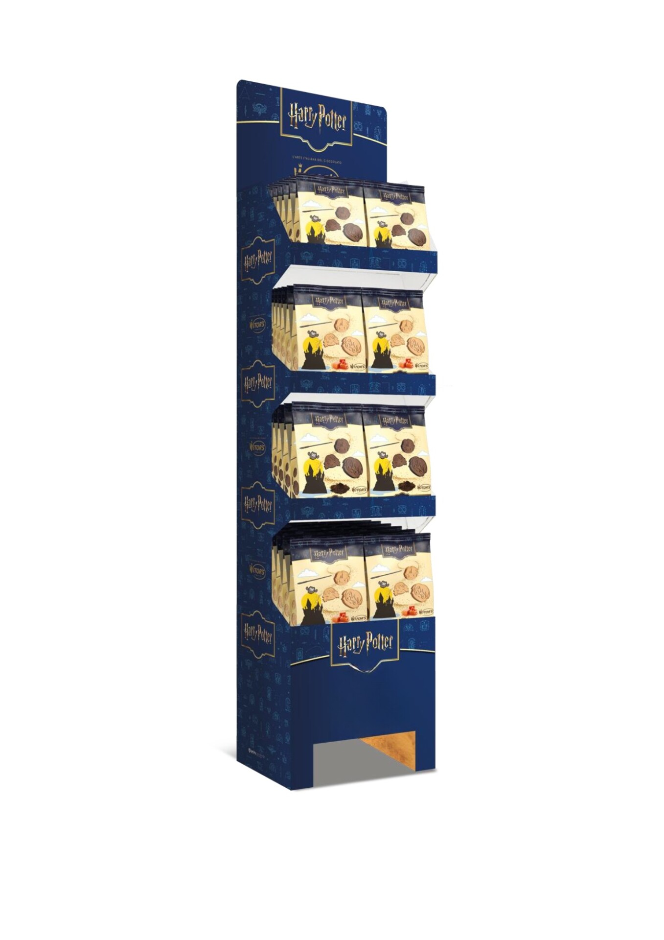 BOX 72 PANACHE BISCUITS HARRY POTTER 200G