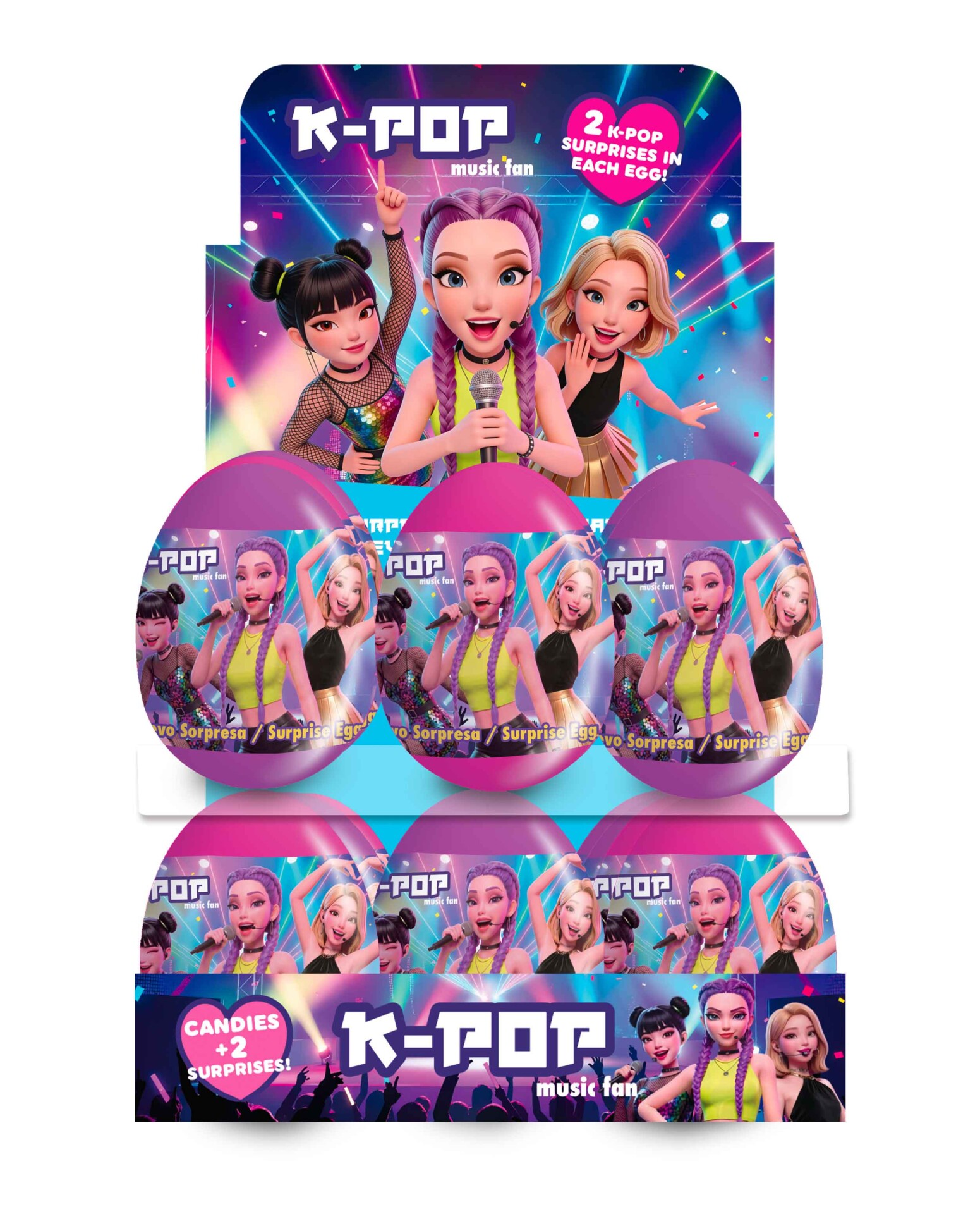 D24 OEUF SURPRISE 7CM MUSIC FAN KPOP